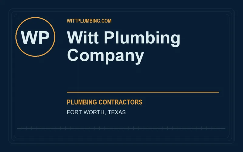 Witt Plumbing Company in Fort Worth, Texas