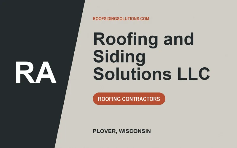 Roofing and Siding Solutions LLC in Plover, Wisconsin