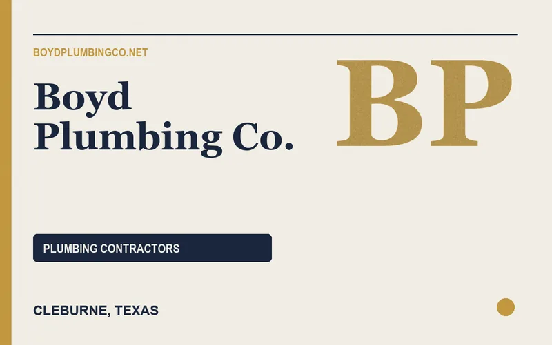 Boyd Plumbing Co. in Cleburne, Texas