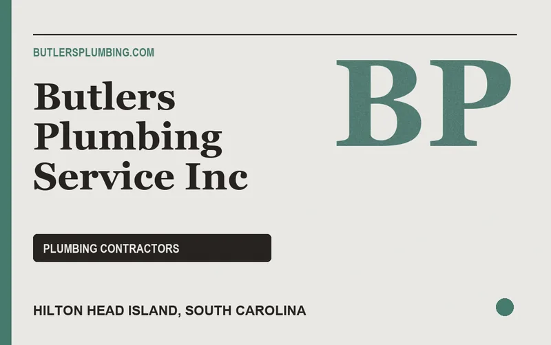 Butlers Plumbing Service Inc in Hilton Head Island, South Carolina