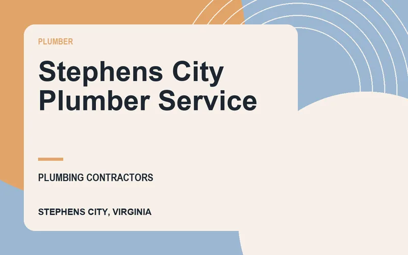Stephens City Plumber Service in Stephens City, Virginia