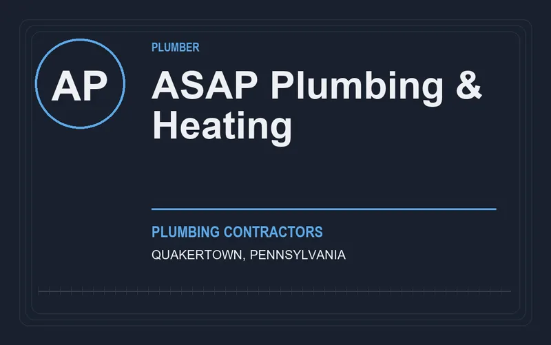ASAP Plumbing & Heating in Quakertown, Pennsylvania