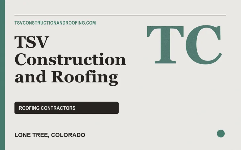 TSV Construction and Roofing in Lone Tree, Colorado