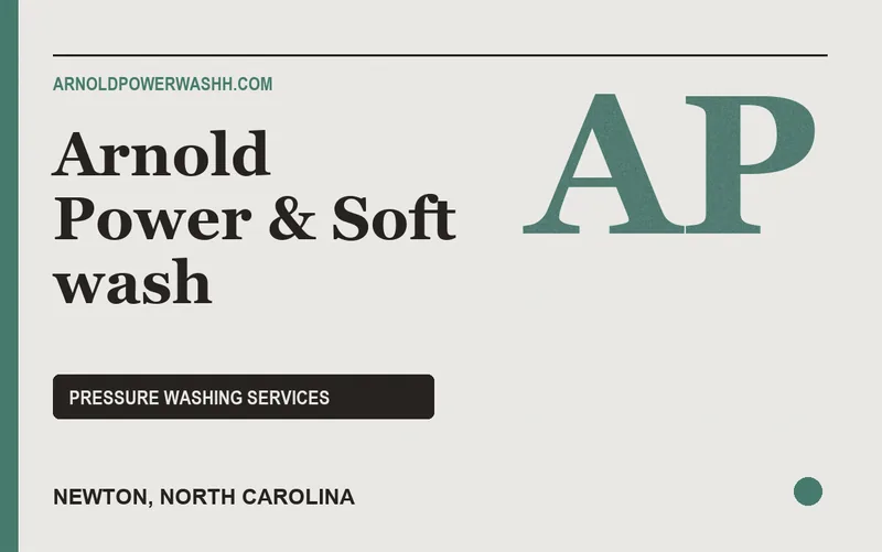Arnold Power & Soft wash in Newton, North Carolina
