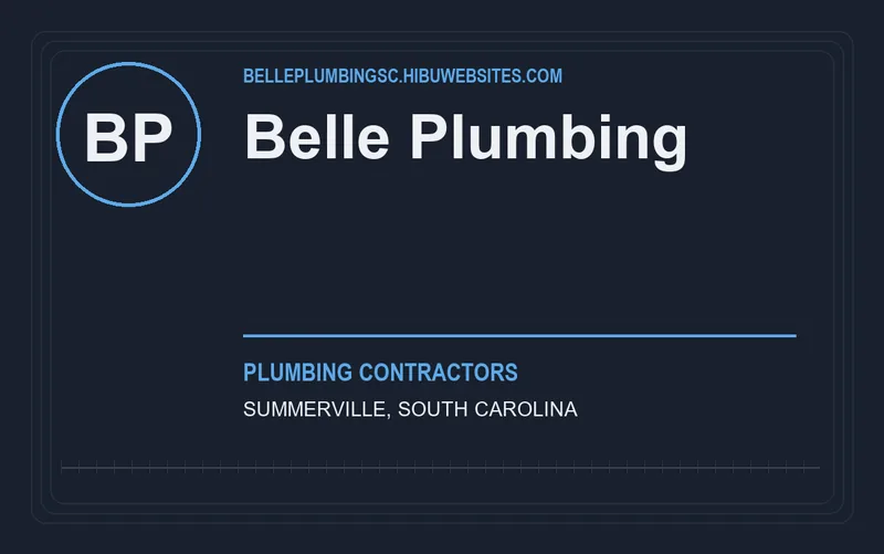 Belle Plumbing in Summerville, South Carolina