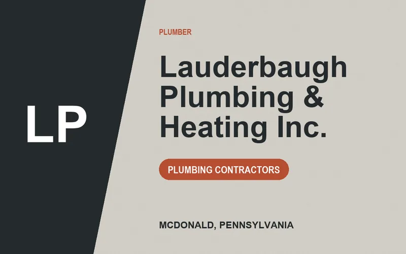 Lauderbaugh Plumbing & Heating Inc. in McDonald, Pennsylvania