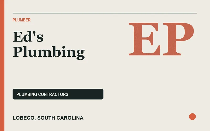 Ed's Plumbing in Lobeco, South Carolina