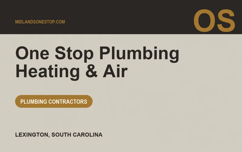 One Stop Plumbing Heating & Air in Lexington, South Carolina
