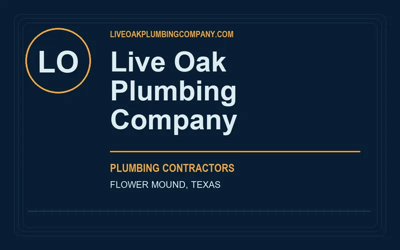 Live Oak Plumbing Company in Flower Mound, Texas