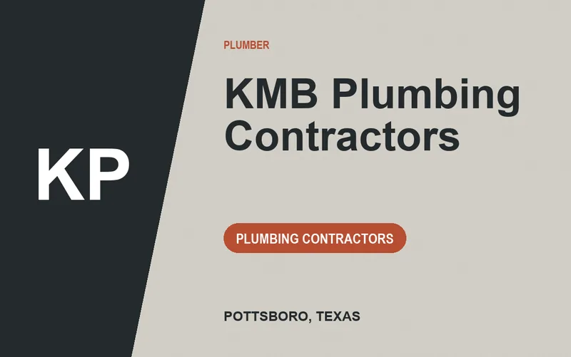 KMB Plumbing Contractors in Pottsboro, Texas