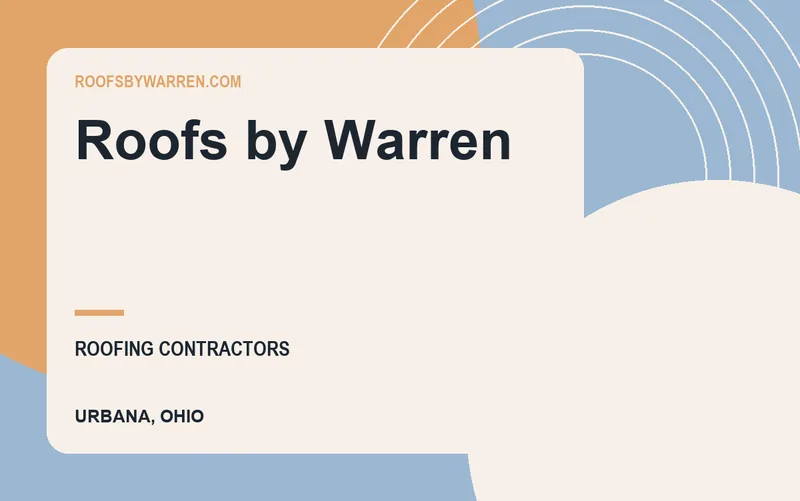 Roofs by Warren in Urbana, Ohio