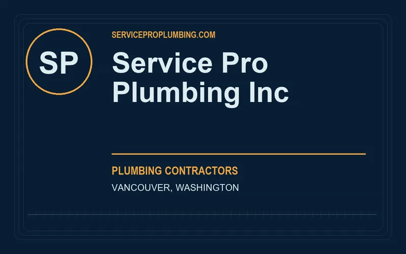 Service Pro Plumbing Inc in Vancouver, Washington
