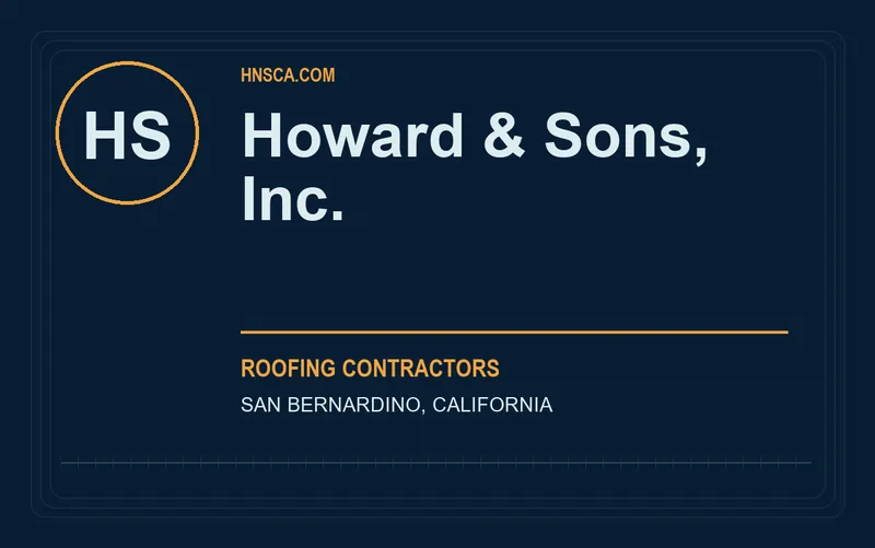 Howard & Sons, Inc. in San Bernardino, California