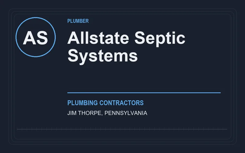 Allstate Septic Systems in Jim Thorpe, Pennsylvania