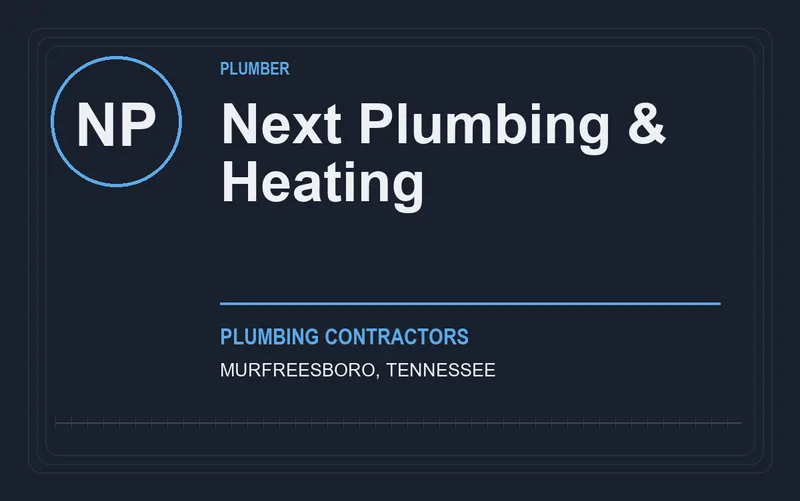 Next Plumbing & Heating in Murfreesboro, Tennessee