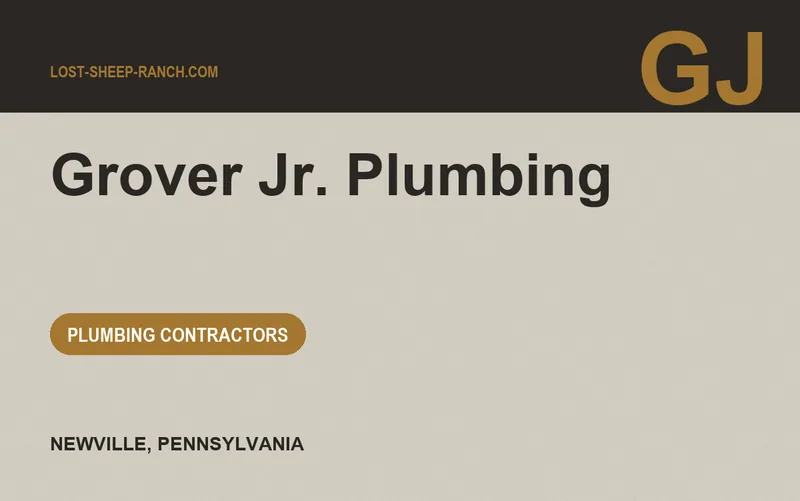 Grover Jr. Plumbing in Newville, Pennsylvania