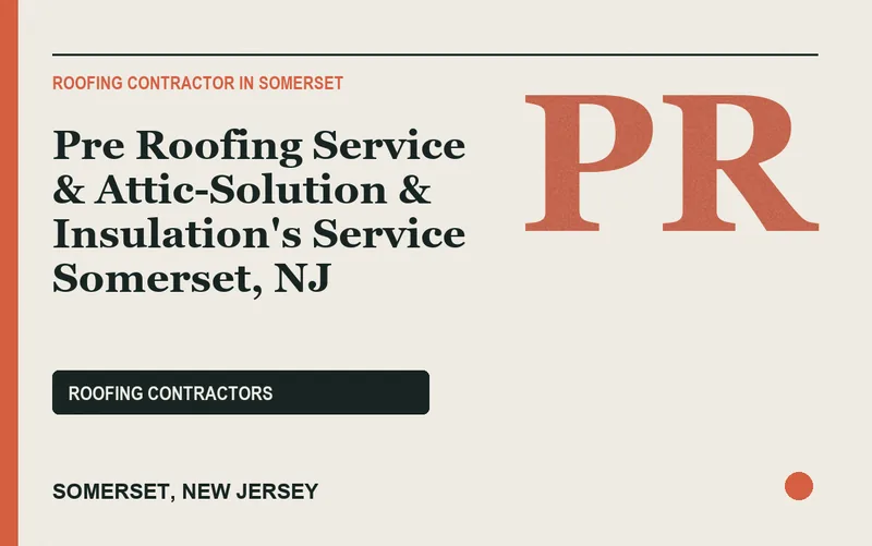 Pre Roofing Service & Attic-Solution & Insulation's Service Somerset, NJ in Somerset, New Jersey