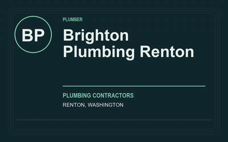 Brighton Plumbing Renton in Renton, Washington