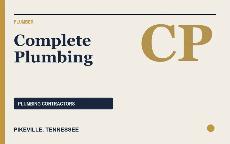 Complete Plumbing in Pikeville, Tennessee