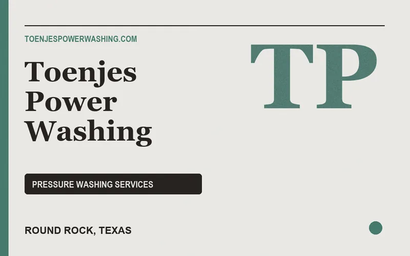 Toenjes Power Washing in Round Rock, Texas