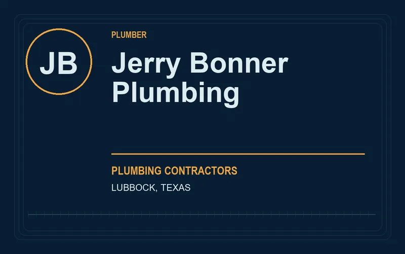 Jerry Bonner Plumbing in Lubbock, Texas
