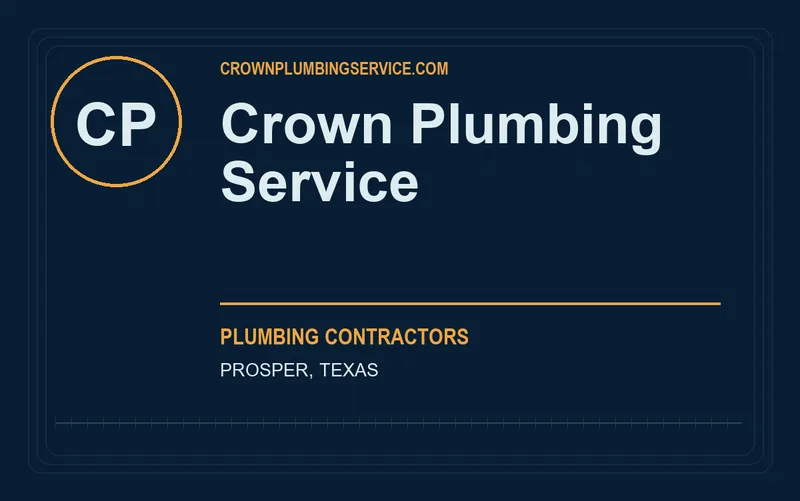 Crown Plumbing Service in Prosper, Texas