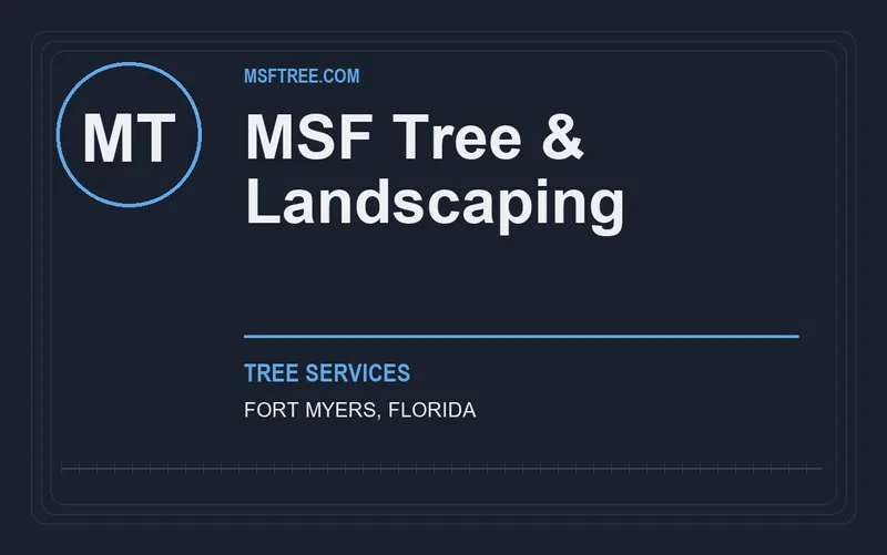 MSF Tree & Landscaping in Fort Myers, Florida