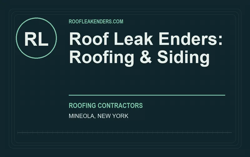 Roof Leak Enders: Roofing & Siding in Mineola, New York