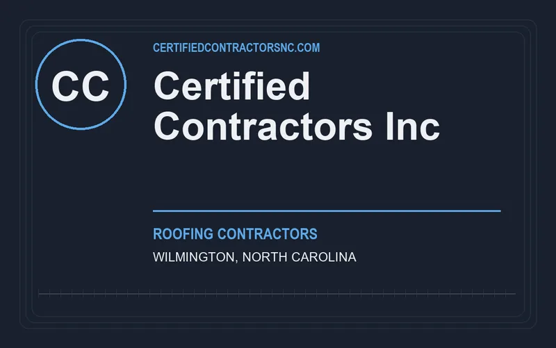 Certified Contractors Inc in Wilmington, North Carolina