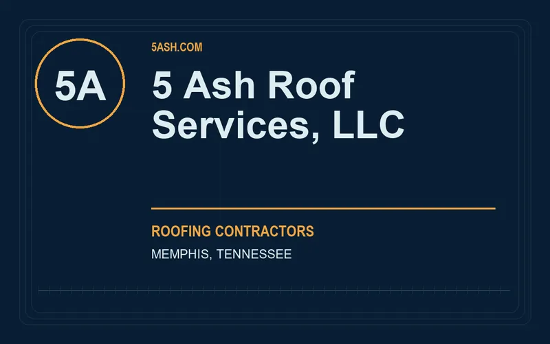 5 Ash Roof Services, LLC in Memphis, Tennessee
