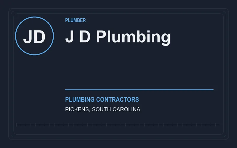 J D Plumbing in Pickens, South Carolina