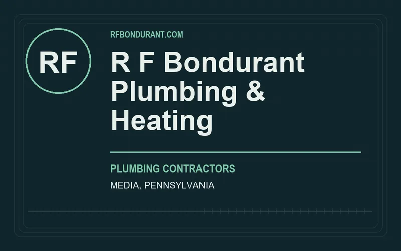 R F Bondurant Plumbing & Heating in Media, Pennsylvania