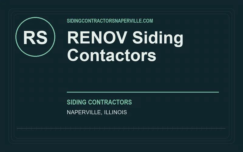 RENOV Siding Contactors in Naperville, Illinois