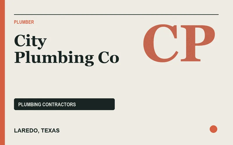 City Plumbing Co in Laredo, Texas