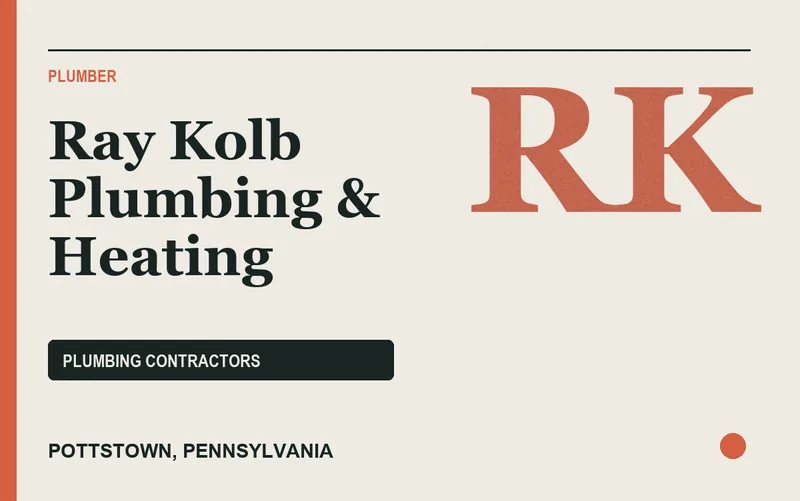 Ray Kolb Plumbing & Heating in Pottstown, Pennsylvania