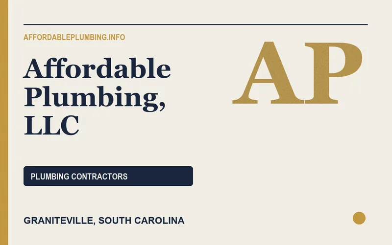 Affordable Plumbing, LLC in Graniteville, South Carolina
