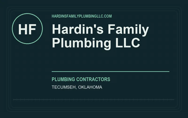 Hardin's Family Plumbing LLC in Tecumseh, Oklahoma