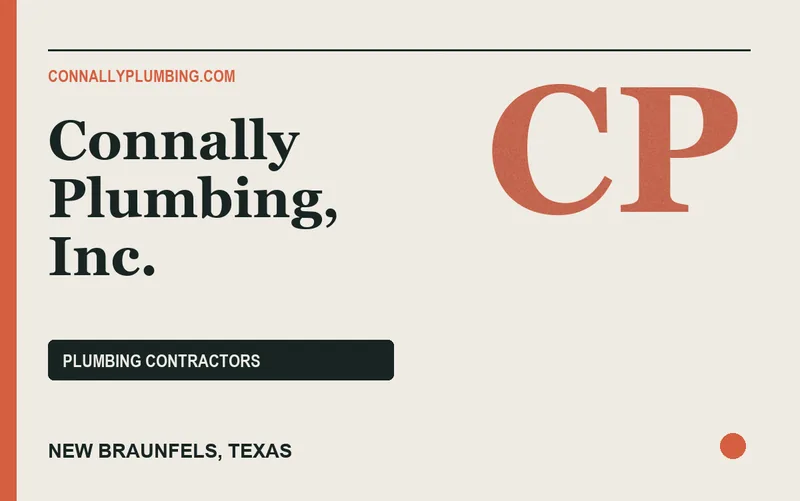 Connally Plumbing, Inc. in New Braunfels, Texas