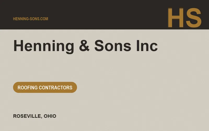 Henning & Sons Inc in Roseville, Ohio