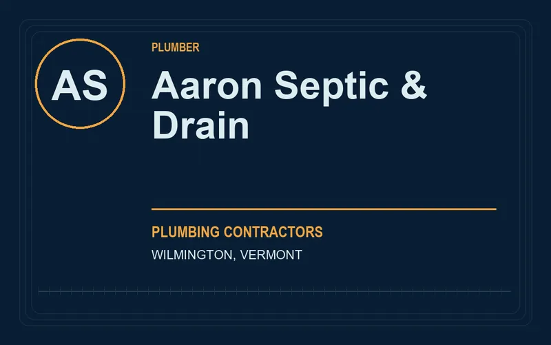 Aaron Septic & Drain in Wilmington, Vermont