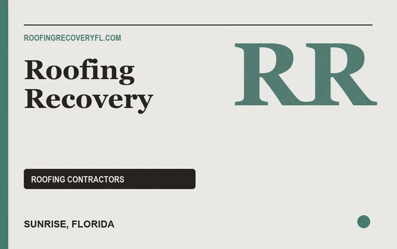 Roofing Recovery in Sunrise, Florida