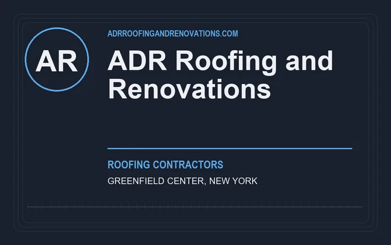 ADR Roofing and Renovations in Greenfield Center, New York
