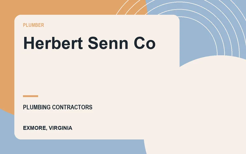 Herbert Senn Co in Exmore, Virginia