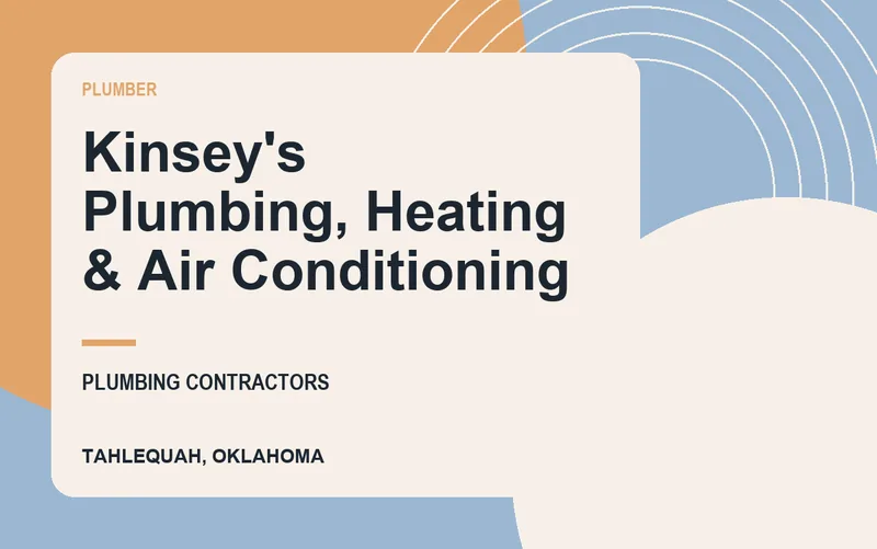 Kinsey's Plumbing, Heating & Air Conditioning in Tahlequah, Oklahoma