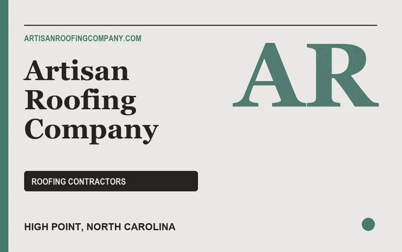 Artisan Roofing Company in High Point, North Carolina