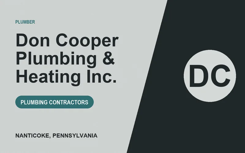 Don Cooper Plumbing & Heating Inc. in Nanticoke, Pennsylvania