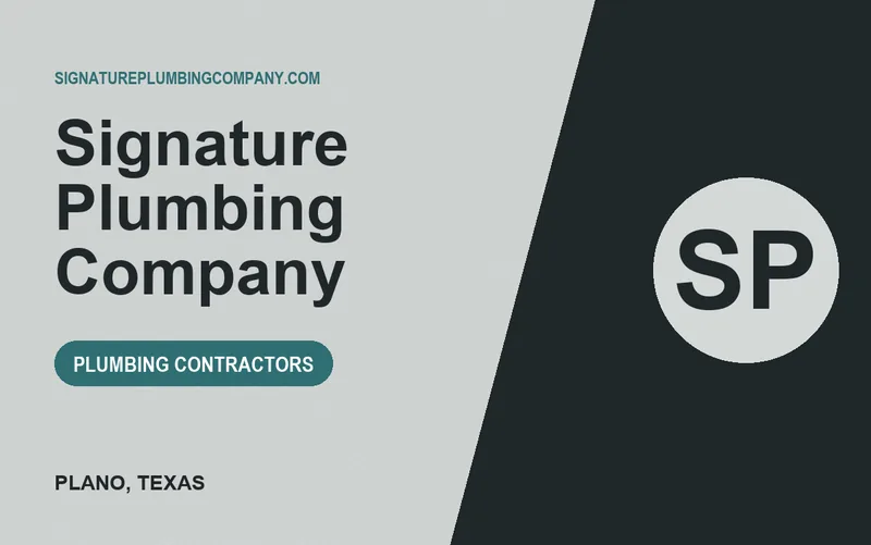 Signature Plumbing Company in Plano, Texas