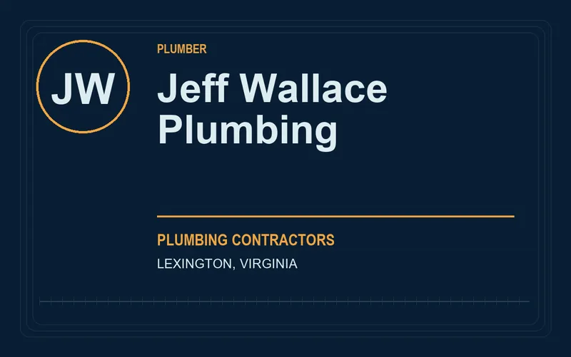 Jeff Wallace Plumbing in Lexington, Virginia