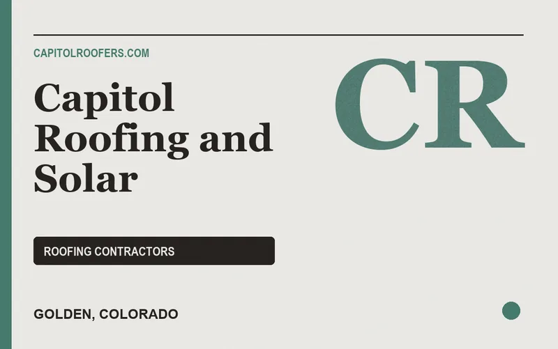 Capitol Roofing and Solar in Golden, Colorado