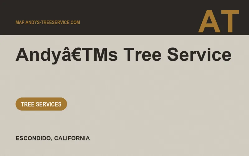 Andyâ€TMs Tree Service in Escondido, California